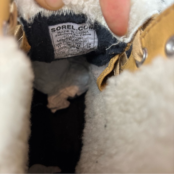Sorel Tan and Black Lace-Up Rain & Snow Boots main image 4